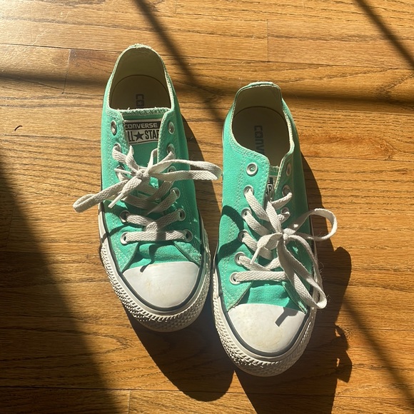 Converse Shoes Teal Converse Poshmark